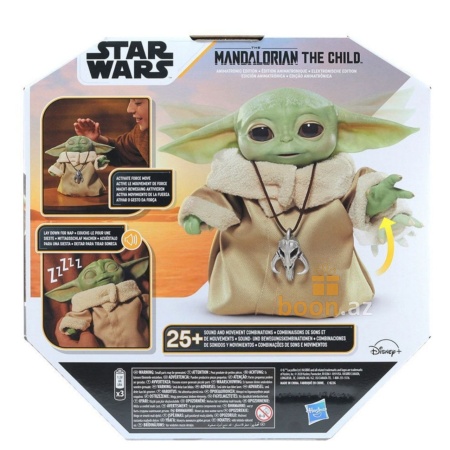 Hasbro Игрушка интерактивная SW Mandalorian The Child Animatronic Baby Yoda